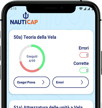 App quiz patente nautica per argomento